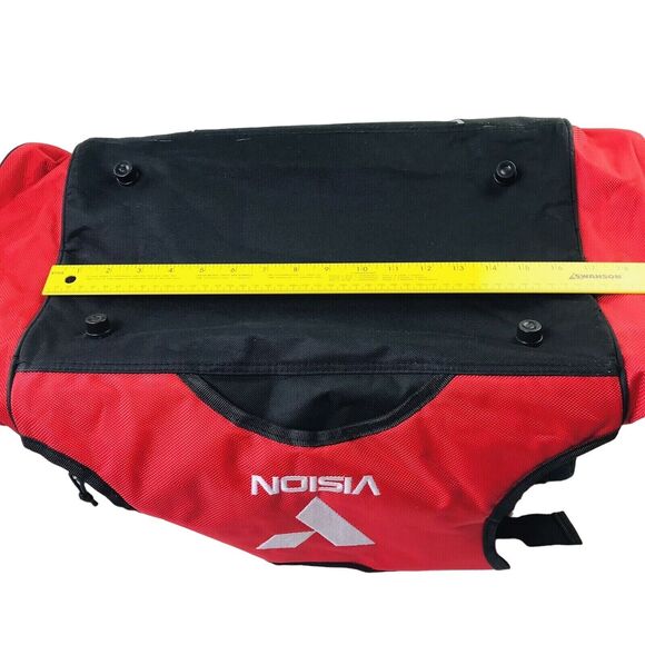 USA Tai Kwon Do Vision Deluxe Equipment Bag Black Red Blue 17"X 10"X 12" - Picture 11 of 15